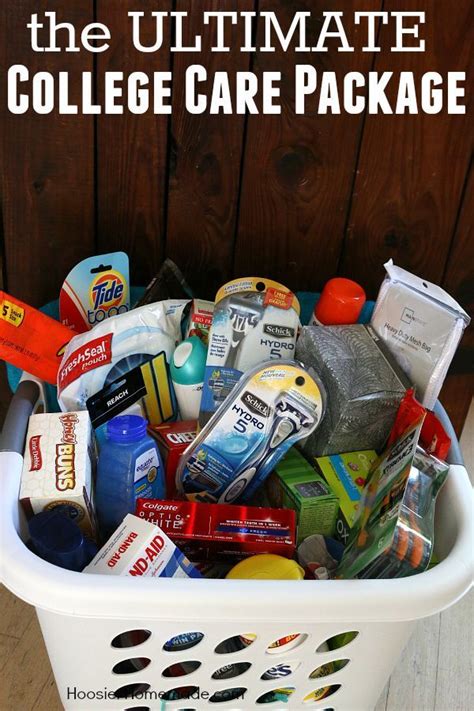 Best housewarming gifts for college students. Ultimate College Care Package | Homemade, Put together and ...