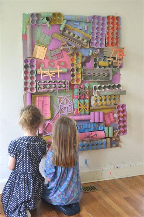 Recycled Materials Art Wall Artbar