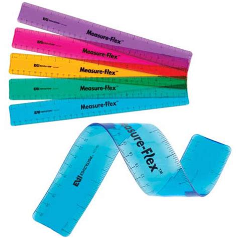 12 Measure Flex™ Ruler Assorted Colors Set Of 100 In Tub