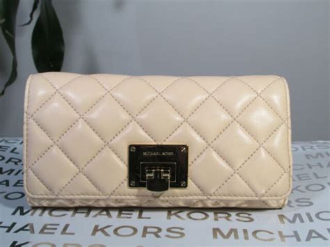 Michael Kors Astrid Leather Carryall Wallet S Gare L For Sale Online Ebay
