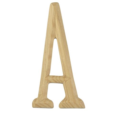 Artminds Carved Wood Letter A 4