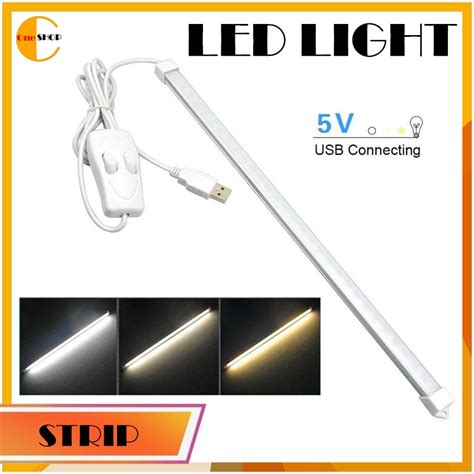 Usb Led Light Bar Usb Rigid Led Strip 35cm 5w Hard Bar Light Recharge