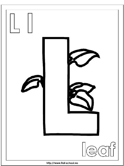Practice writing the letter l in uppercase and lowercase. Letter L coloring page | Letter l worksheets, Letter l ...