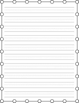 Paper that is usually finished with a smooth surface and sized and that can be written on with ink. Writing Paper Freebie by Teaching With Style | Teachers ...