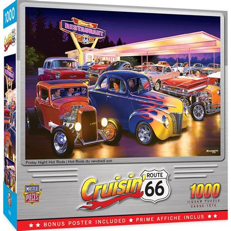 Not to be confused with the song. Cruisin' Route 66 Friday Night Hot Rod's Puzzle 1000 Piece ...