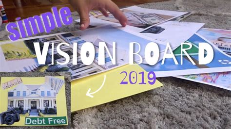 My Vision Board |2019| Law Of Attraction- The Secret - YouTube