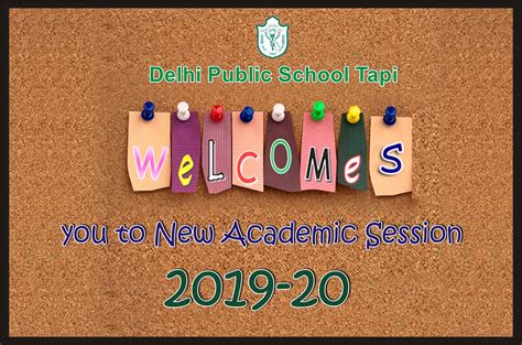 Welcome To The New Academic Session Dps Tapi Class 10a