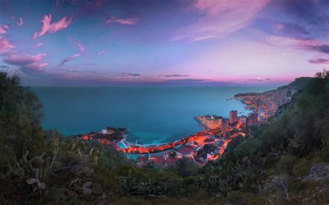 Cool Hd Wallpaper 1080p On Tumblr Monaco Purple Clouds Sunset You Can