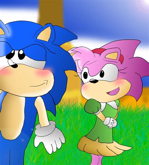 Classic Sonamy By Toad900 On Deviantart