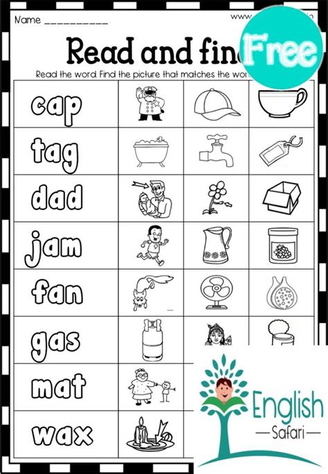 Worksheets For Kindergarten Three Letter Words Yvonne Hazels