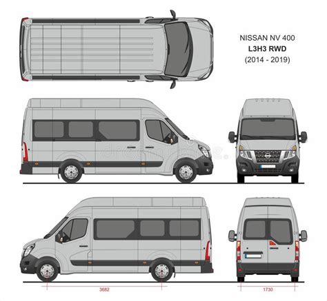 Nissan Nv400 Passenger Van L3h3 Rwd 2014 2019 Editorial Stock Photo