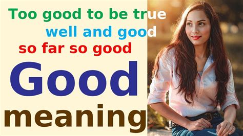 Good Meaning In Hindi English Speaking Practice Youtube