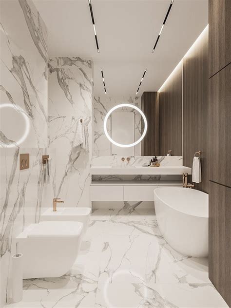 Design Project Of The Apartment 120m2 Moscow On Behance Washroom Design