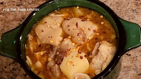 how to make souse pork souse meat pot soup like youtube