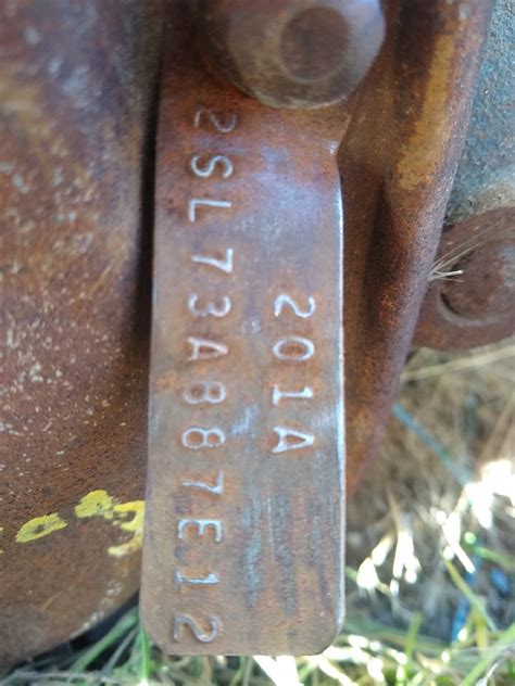 Help With Rear End Tag Decode Ford Mustang Forum