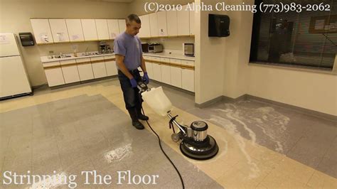 This next step may come as a surprise to some people. Floor stripping, buffing and waxing Chicago - YouTube