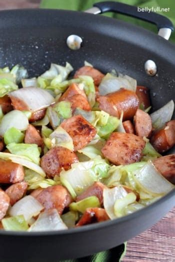 Kielbasa And Cabbage Skillet Recipe Belly Full