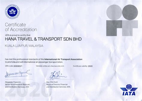 Tanpa sijil ini syarikat anda adalah tidak layak untuk memohon sebarang tender kerajaan. About Us - Hana Travel & Transport Sdn Bhd