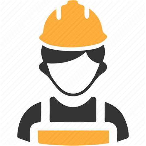 Builder Constructor Helmet Worker Icon Icon