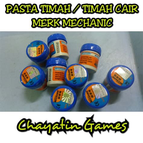 Maybe you would like to learn more about one of these? PASTA TIMAH/TIMAH CAIR MERK MECHANIC | Shopee Indonesia