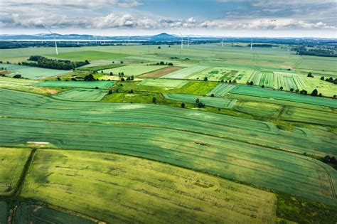 Aerial Photography Of Green Grass Field During Daytime Photo Free