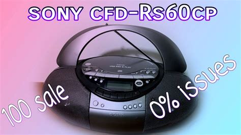 Sony Cfd Rs60cp Radios Sale Youtube