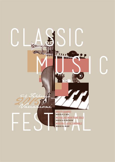 Variazioni Classic Music Festival Poster On Behancemusician
