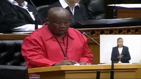 Julius Malema Shakes Up Parliament 2 Of 2 Youtube