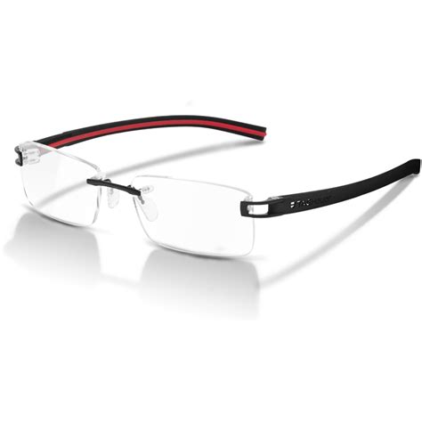 FOLD RIMLESS Black Elastomer frame glasses 7644-006 | TAG Heuer | Glasses, Tag heuer glasses ...