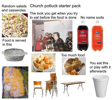 Church Potluck Starter Pack Rstarterpacks