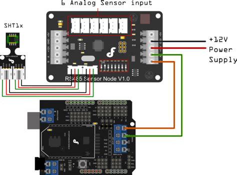 Rs485 Sensor Node V10 Skudfr0233 Dfrobot Electronic Product Wiki