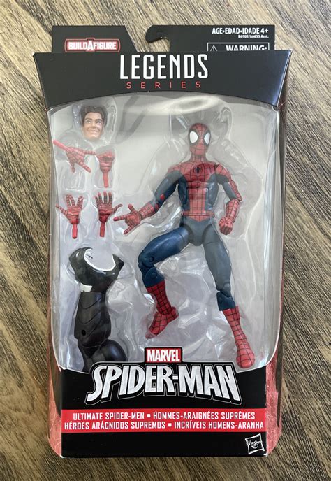 Marvel Legends Ultimate Spider Man Peter Parker 6 Figure Venom Baf