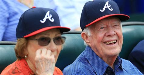 Former President Jimmy Carter Shows Up On Braves Kiss Cam Fox Sports