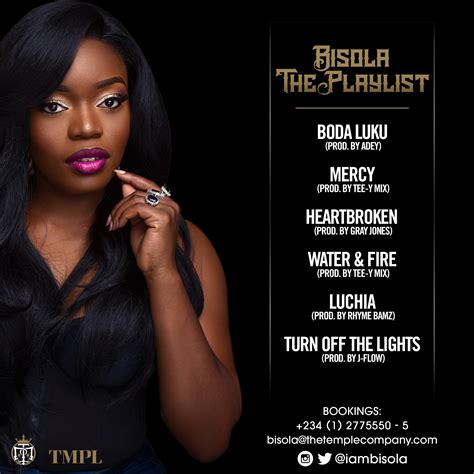 Bisola Aiyeola Surprises Everyone With An Ep Titled The Playlist