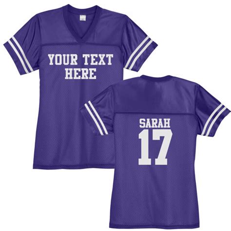 Create Your Own V Neck Football Jersey With Name And Number