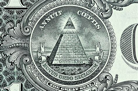 The All Seeing Eye On The Back Of A Dollar Bill Stock Photo Download