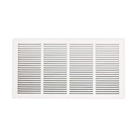 Everbilt 24 In X 12 In Steel Return Air Grille In White 71 12412wh