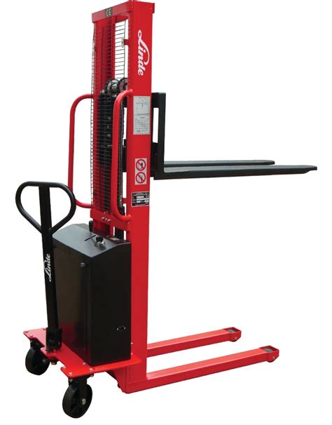 Linde Electric Pallet Truck Mes1016 1t Hydraulic Pallet Stacker 1 Ton