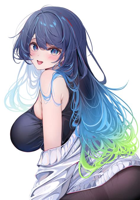 Fondos De Pantalla Chicas Anime Pelo Azul Ojos Azules 2858x4096 Ivayla 2228618 Fondos