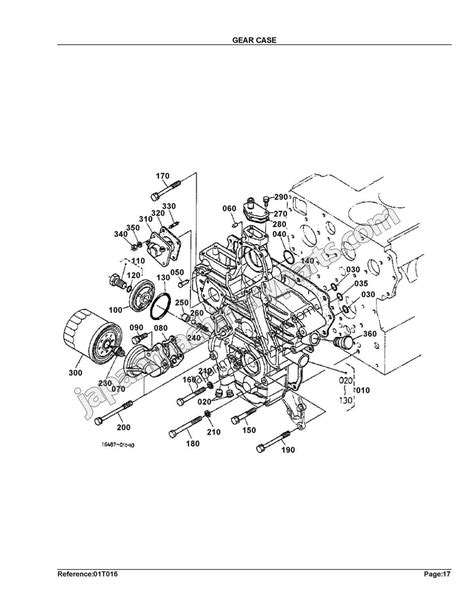 Kubota V2403 Engine Parts Diagram