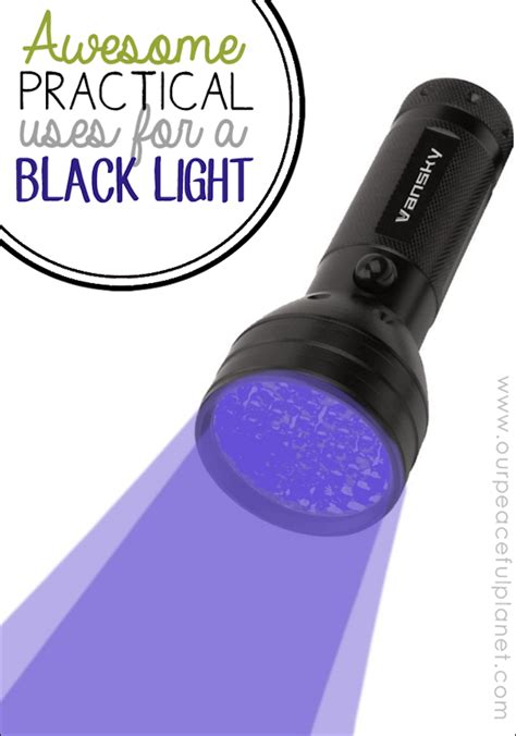 That cable's white wire is also connected to the switch and runs back to and is connected to the light. Awesome Practical Uses for a Black Light Flashlight | OPP | Black light flashlight, Diy black ...