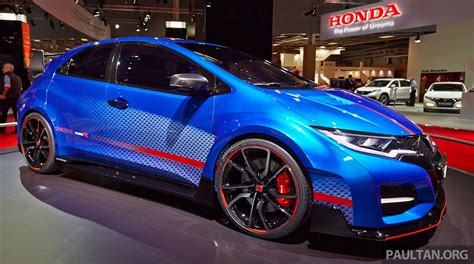 Honda Civic Type R Concept Live On The Paris Stand 211 Europa