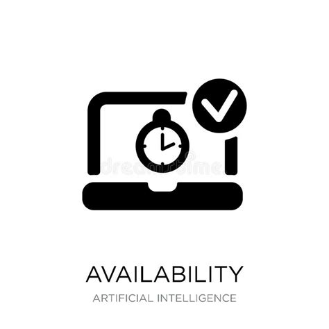 Availability Icon In Trendy Design Style Availability Icon Isolated On