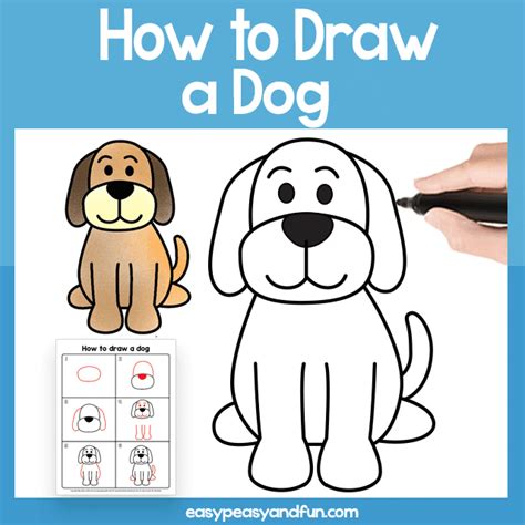 Easy Dog Drawing Step By Step Rankin Twen1982