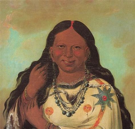 Kei A Gis Gis A Woman Of The Plains Ojibwa 1832 George Catlin