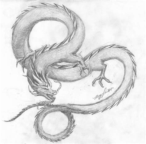 Pencil Drawings Of Chinese Dragons Pencildrawing