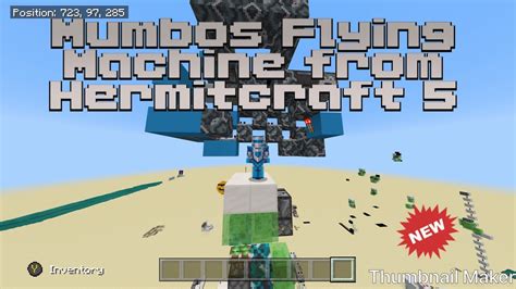 Slimeblock Flying Machine Elevator Works For All Versions Mcpe