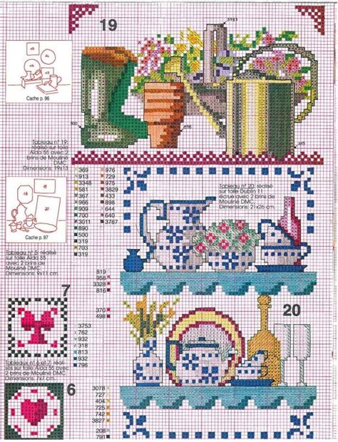 Stitching beads on cross stitch. kitchen | Kanaviçe, Nakış, Çiçek