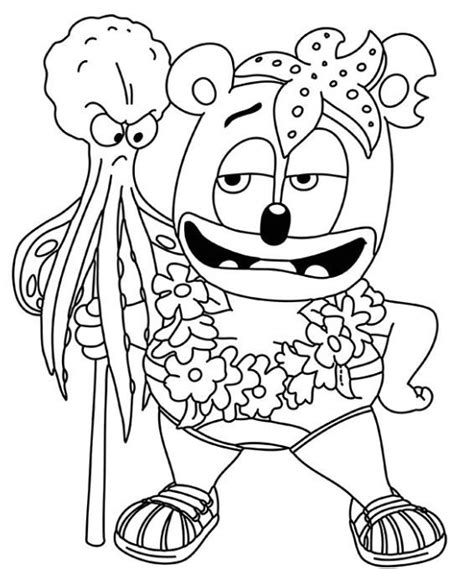 gummy bear coloring page bear coloring pages summer coloring pages coloring pages