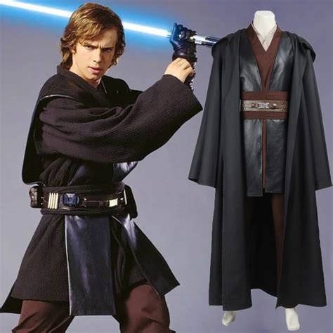 Star Wars Anakin Skywalker Costume Jedi Knight Adult Suit Halloween Party Costume For Men